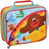 Hey Duggee Borsa per il pranzo per bambini, motivo scoiattolo e arcobaleno, per scuola, viaggi, borsa termica per il pranzo con porta bevande