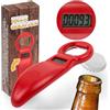 MIJOMA Contatore birra, apribottiglie, contatore di birra digitale, gadget per feste, regalo perfetto, divertimento e umorismo garantito, 14 cm