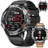 LIGE Orologio intelligente da uomo, 1.45″ Amoled Smartwatch con chiamate,IP68 impermeabile orologio fitness con 24/7 cardiofrequenzimetro,SpO2,Monitor Sonno,100+ modalità sportive,per iOS/Android