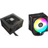 ENERMAX MARBLEBRON II 650 Watt modulare 3.1 ATX Gaming Alimentatore 80PLUS Bronze & ETS-T41D-ARGB CPU Cooler Digital Status Display Bundle; EMB650-T41D-ARGB