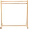 Zerodeko Appendiabiti per Bambole Ripiano per Riporre i Vestiti delle Bambole Appendiabiti per Casa delle Bambole Porta per Domestici per in di Legno Bambino Armadio Appendiabiti in Legno