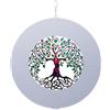 ISEO Girandola a vento con albero della vita per cortile e giardino, ornamenti in metallo per decorazioni da giardino, girandola a vento all'aperto, regalo per albero della vita, decorazione da parete