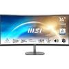 MONITOR 34VA LED MM BK 2K USB CURVED MSI PRO MP341CQ 2HDMI 1DP 21:9