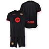 FC Barcelona Completo maglia e pantaloncini FC Barcellona stagione 24/25 REPLICA con licenza ufficiale - schiena SEMPLICE, taglia bambino 10 anni