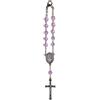 Cathedral Art Giugno/Amethyst Birthstone Auto Rosario, 15,2 cm, KT706