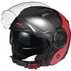 KSK Casco Jet DS ULTRASONIC COPPER & RED nero e rosso, taglia XL (61 cm)