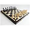 Master of Chess Scacchiera in Legno da Torneo CHESS CLUB" 47 cm - Fatto a Mano Grandi Scacchiera Portatile - Set di Scacchi Pieghevoli per Bambini e Adulti