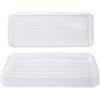 Idyllize 5 vassoi rettangolari da 35 x 15,2 cm, in plastica Spessa e Resistente, per vasi, davanzali e ripiano per Finestra (38,1 x 15,2 cm)
