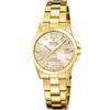 Festina Orologio Donna F20050/2 Swiss Made Classics cassa di Acciaio inossidabile 316l Oro cinturino in Acciaio inossidabile 316l Oro
