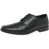 Clarks Lite cap, Oxford Uomo, Cuoio Nero, 40 EU