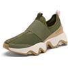 Sorel Kinetic Impact II Strap, Sneakers Invernali Donna, Utility Green, Pink Dawn, 36.5 EU