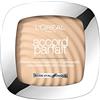 L'Oreal Paris L'Oréal Paris Cipria Uniformante e Fissante, Per Tutti i Tipi di Pelle, Pelle Setosa e Risultato Naturale, Arricchita con Pigmenti Minerali e Acido Ialuronico, Accord Parfait, 1R Ivoire Rosé