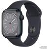Apple Watch 8ª Serie Ricondizionato - mezzanotte - 45mm-in-alluminio - eccellente - gps - cinturino-originale-incluso-colore-a-sorpresa