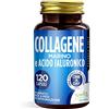 Noebis Pharma Collagene Marino e Acido Ialuronico: Integratore per Pelle, Ossa e Articolazioni | 120 Capsule - 4 Mesi di Fornitura
