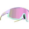 Bliz Occhiali sportivi Fusion, matt pastel purple-brown w pin