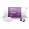 EarHub Tappi per le orecchie in schiuma morbida, protezione dell'udito 33 dB, tappi per le orecchie ideali per dormire, utilizzati anche per viaggi, lavoro, studio e concerti, viola, 30 paia
