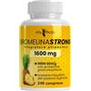 Ally Body Bromelina Forte Drenante 5000 GDU/g Gastroprotetta - 240 Compresse per Ritenzione Idrica, Cellulite Ostinata, Pancia Gonfia e Gambe Pesanti