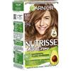 Garnier Nutrisse Ultra Crema, colore permanente per capelli 6.03, biondo scuro naturale dorato con copertura fino al 100% dei grigi