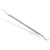 Otto Herder manicure Sollevatore per unghie, a doppio strumento, in acciaio inossidabile, 17 cm, per manicure/pedicure, con estremità curve