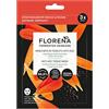 FLORENA Fermented Skincare Maschera viso in tessuto anti-age, Maschera viso tessuto con caprifoglio biofermentato e acido ialuronico, Maschera viso antirughe vegan