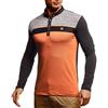Leif Nelson LN4805 - Felpa da uomo, slim fit, in cotone, a maniche lunghe, estive, colore bianco, a maniche lunghe, colore nero, nero marrone, XXL