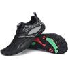 SAGUARO Barefoot Shoes Uomo Donna Scarpe Barefoot Minimaliste Antiscivolo Scarpe da Trail Running per Palestra Trekking Sc Nero,Gr.42