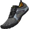 SAGUARO Barefoot Shoes Uomo Donna Scarpe Barefoot Minimaliste Antiscivolo Scarpe da Trail Running per Palestra Trekking Corsa Nero,Gr.42