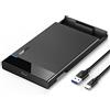UGREEN Case Disco Rigido 2.5" USB C 3.1 Gen 2 UASP 6Gbps, Enclosure Hard Disk per 7mm 9.5mm SATA I II III HDD SSD Compatibile con WD Toshiba Seagate Hitachi, PS4, Xbox