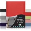 Dreamzie Lenzuolo Con Angoli Cotone - 80x160 - Oeko Tex certificato - Rosso - Lenzuola 80x160 Per letto Bambini