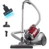 Akitas 800W Potente Aspirapolvere a cilindro senza sacchetto con testa dell'ugello Wessel Werk tedesca per pavimenti duri e moquette (C6T)
