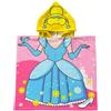 COSORO Telo mare per bambini rosa principessa 120 x 60 cm