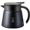 Hario Server per bevande in metallo isolato V60, 600 ml, nero