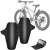 FETESNICE Parafanghi Universali per Bicicletta, Anteriore e Posteriore | Parafanghi Compatibili con Ruote da 20, 24, 26, 27,5, 29, Protezione Efficace per MTB, Bici da Trekking E FatBike