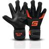 GRIPMODE Guanti da portiere per bambini Junior Red 2.0 - Guanti da portiere con ampia superficie di presa - Guanti da portiere di calcio con lattice Griptec da 3 mm per una presa extra - misura 4-6