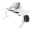 AREBOS Scrivania Elettrica Regolabile 160x80 cm | Altezza 72-118 cm | Funzione Memory | Tavolo Ergonomico Standing Desk | Postazione Seduta-in-Piedi | Bianco