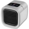 TecTake® Raffreddatore d'aria, Ventilatore a Torre, Mini Climatizzatore Portatile, Pannello LED Laterale 8 Colori, Serbatoio d'Acqua, Controllo Touch, Mini Condizionatore Portatile Campeggio - Grigio