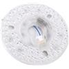 Goshyda Kit di Luce Retrofit da 4,92 Pollici per Ventilatore a Soffitto, Pannello di Sostituzione della Luce a LED Temperatura a Colori Regolabile 3000K 4000K 6000K, Scheda Illuminata a (230V)