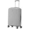 CELIMS Valigia Cabina in Polipropilene | Modello 2025 | Dimensione 55cm 10kg | Serratura TSA | 8 Ruote 360° | Grigio