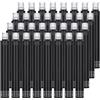 OFFCUP Cartucce d'Inchiostro per Penna,32pcs Cartucce di Inchiostro per Penna Stilografica,Ricariche per Penne Stilografiche Diametro del Foro di 3,4 mm,Nero Brillante,Formato Standard.