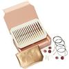 KnitPro Set regalo KnitPro Deluxe: ferri circolari intercambiabili Symfonie Rose (3,50-8,00 mm) con accessori