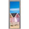 Decoralive Container-Immagine Spiaggia per Porta, 211 x 83 cm