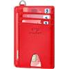FurArt Porta Carte di Credito, Protezione RFID Portafoglio porta tessere Sottile, Slim Porta Carte Credito Da Uomo e Donna