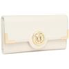 Miss Lulu Portafoglio Donna Grande, Elegante Portafogli Portamonete Pelle Sintetica, Slim con Chiusura Magnetica
