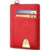 FurArt Porta Carte di Credito, Protezione RFID Portafoglio porta tessere Sottile, Slim Porta Carte Credito Da Uomo e Donna