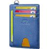 FurArt Porta Carte di Credito, Protezione RFID Portafoglio porta tessere Sottile, Slim Porta Carte Credito Da Uomo e Donna