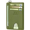 FurArt Porta Carte di Credito, Protezione RFID Portafoglio porta tessere Sottile, Slim Porta Carte Credito Da Uomo e Donna