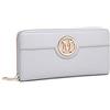 Miss Lulu Portafoglio Donna Grande, Elegante Portafogli Portamonete Pelle Sintetica, Slim con Chiusura Magnetica