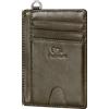 FurArt Porta Carte di Credito, Protezione RFID Portafoglio porta tessere Sottile, Slim Porta Carte Credito Da Uomo e Donna