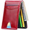 FurArt Uomo Portafoglio in Pelle Slim con 7 Porta Carte di Credito-RFID Blocking portafoglio