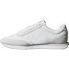 Calvin Klein Runner retrò da Uomo Ess Mix Mat Ym0Ym01361 Low Top, Rosso (Bordeaux/Peppercorn/Vanilla), 40